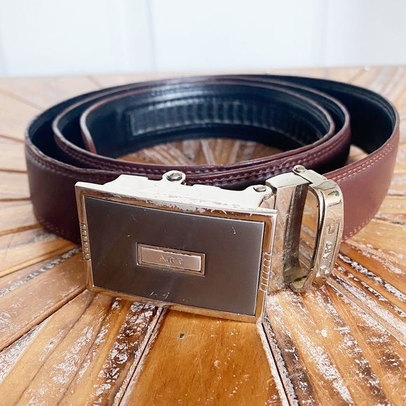 Used Men’s Brown Genuine Leather Belt - Picture 7 of 9